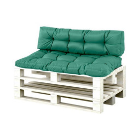 2 Piece Pallet Cushion Set Green