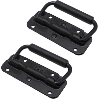 2 pieces stainless steel pull handles boX handle spring folding handle ...