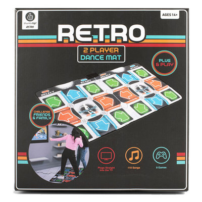 2 Player Plug and Play Retro Dance Mat - 4