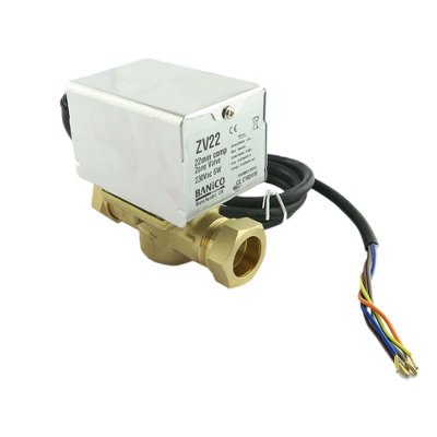 2 Port Zone Valve (22mm) for Honeywell V4043H1056 - DIRECT REPLACEMENT