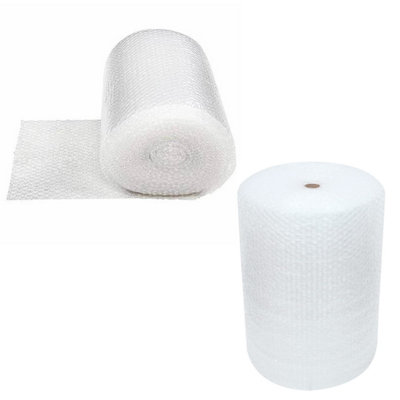 2 Rolls of 750mm x 50m Strong Packing Moving Wrapping Protective Large Bubble Wrap Rolls - 3