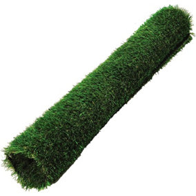 2 Rolls Of Realistic & Natural Looking Artificial Grass Medium Length Pile Astro Turf Lawn
