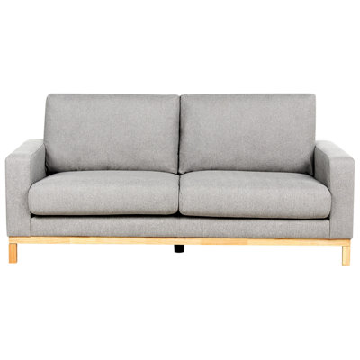 2 Seater Fabric Sofa Grey SIGGARD