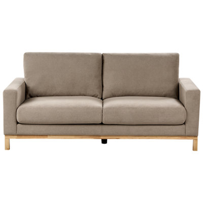 2 Seater Fabric Sofa Taupe SIGGARD