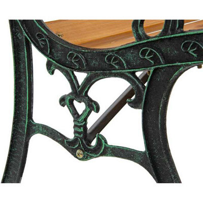 2 Seater Garden Wooden Lattice Bench - 6