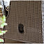 2 Seater Natural Stone Rattan Weave Garden Reclining Sun Lounger Set