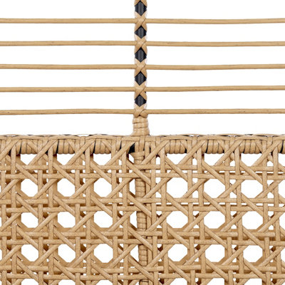 2 Seater PE Rattan Sofa Natural PRATELLO - 7