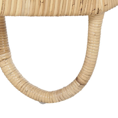 2 Seater Rattan Sofa Natural DOLCEDO - 5