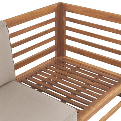 2 Seater Sofa 2 Seater Certified Acacia Wood Light Wood TRANI - 4