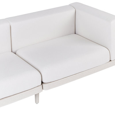 2 Seater Sofa 2 Seater Light Beige FERRETTI - 6