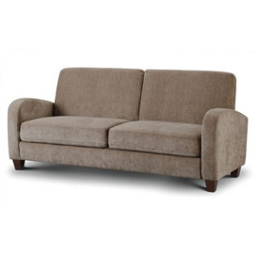 2 Seater Sofa Bed - Mink Chenille