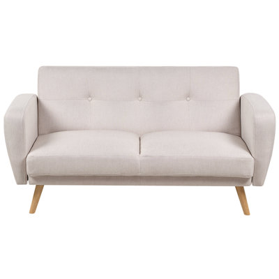 2 Seater Sofa FLORLI Light Beige