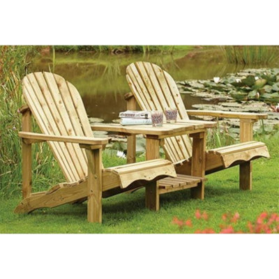 Double seat adirondack deals chair