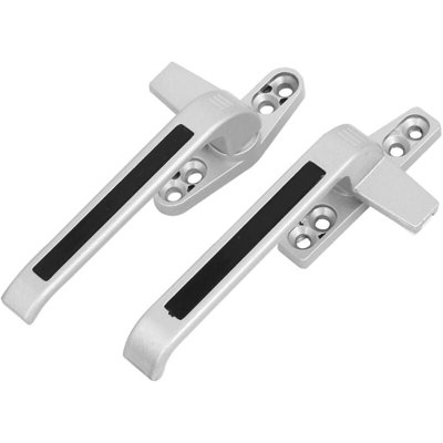 2 Set sourcing map Lockable Window Handle Door Window Handle Zinc Alloy in