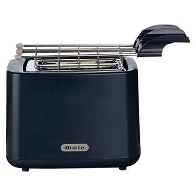 2 Slice Toaster, 760 W, 7 Browning Levels, Cold Touch, Dark Grey, Breakfast Line