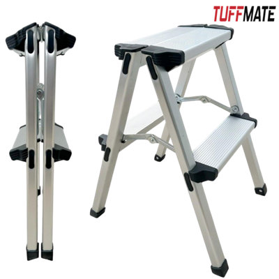 2 Step Folding Aluminium Step Ladder
