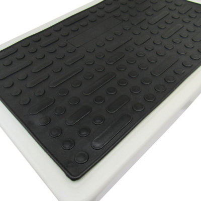 2 Step Ladder Stool Folding 150KG (Kitchen Platform Small Steel Safety Foldable) - 3