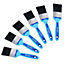 2" Synthetic Paint Brush Painting + Decorating Brushes Soft Grip Handle 6 Pack