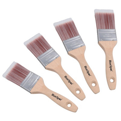 2 Synthetic Paint Brush Painting Decorating Brushes With Wooden   2 Synthetic Paint Brush Painting Decorating Brushes With Wooden Handle 4pk~5056316369756 01c MP