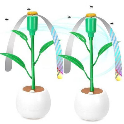 2 Table Fly Repellent Fans with Base Hook - Suspendable, Ideal for ...