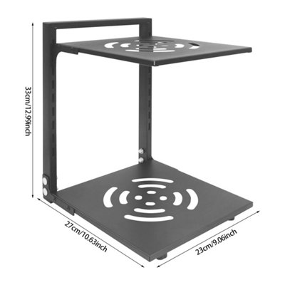 2-Tier Adjustable Countertop Pot Pan Storage Rack