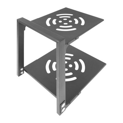 2-Tier Adjustable Countertop Pot Pan Storage Rack