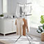 2-Tier Clothes Airer Drying Rack with 3 Rotatable Arms