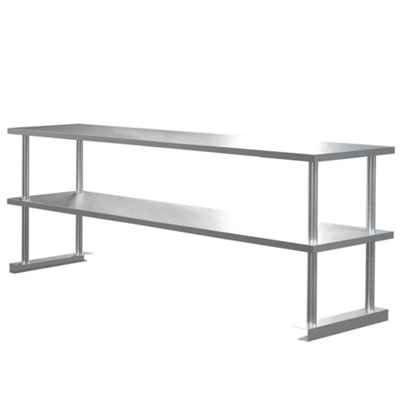 2 Tier Commercial 10kg Stainless Steel Kitchen Prep and Work Table ...
