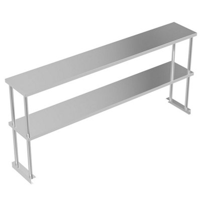 2 Tier Commercial 10kg Stainless Steel Kitchen Prep and Work Table ...