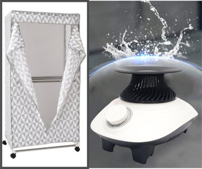 Heated best sale clothes dryer