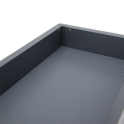 2-Tier Kitchen Bottom Pull Out Aluminium 20cm W - 5