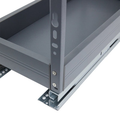2-Tier Kitchen Bottom Pull Out Aluminium 20cm W - 6