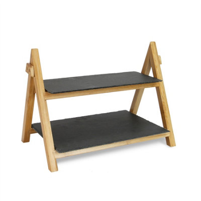 2 Tier Slate Cake Stand Maison & White - 1