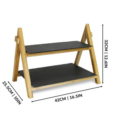 2 Tier Slate Cake Stand Maison & White - 6