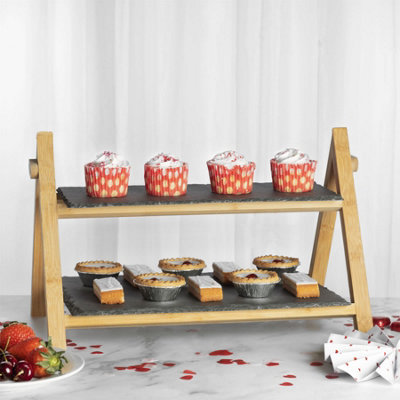 2 Tier Slate Cake Stand Maison & White - 7