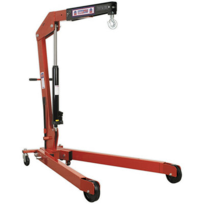2 Tonne Heavy Duty Folding Engine Crane with Rotating Pump Handle