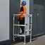 2 Tread Mobile Hop Up Smart Pod 2.2m Enclosed Guardrail Podium Platform Steps
