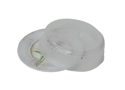 thumbnail image 2 of Kitchen FX Set Of 4 Clear Microwave Plate Covers - Splatter Lids (6.5" To 10.25") 2 of 6