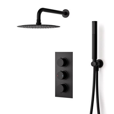 2 Way Thermostatic Shower Valve with Handset
