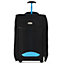 2 Wheel Lightweight Travel Trolley Hand Cabin Bag (Blue)