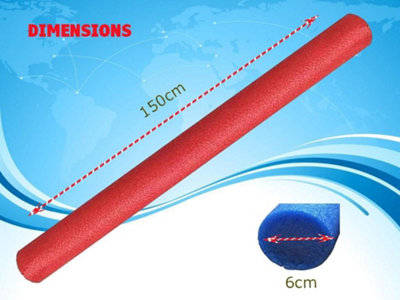 2 x 1.5m Swimming Pool Noodle With Goggles