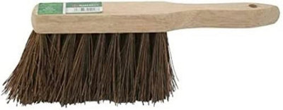 2 X 10.5" Stiff Bass Hand Brush Scrubbing Wooden Bristles Indoor Outdoor New