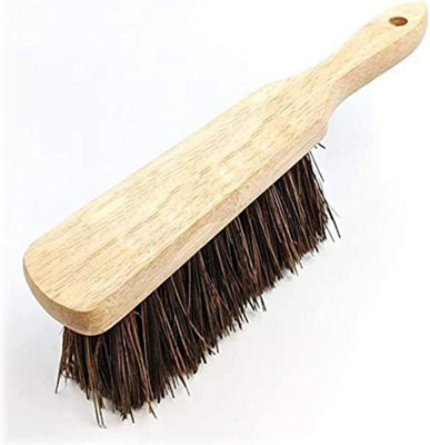 2 X 10.5" Stiff Bass Hand Brush Scrubbing Wooden Bristles Indoor Outdoor New - 5
