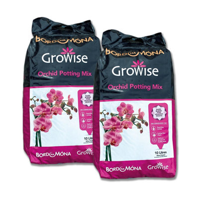 2 x 10L Pack Bord na Mona Orchid Potting Mix Healthy Protected Roots Gardening Growth