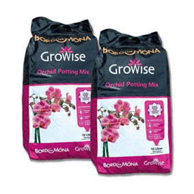 2 x 10L Pack Bord na Mona Orchid Potting Mix Healthy Protected Roots Gardening Growth