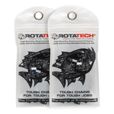 2 x 12" Rotatech Chains Fit HUSQVARNA  T536LIXP 536LIXP 525P5S 525P4S 436LI