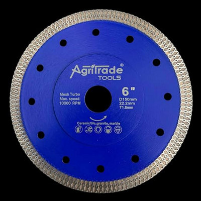 2 x 150mm X Mesh Turbo Segment Diamond Cutting Disc Hot Pressed Blade ...