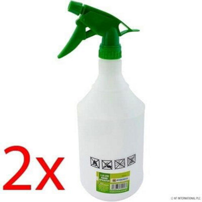 2 X 1L Sprayer Weed Killer Water Garden Trigger Flower Watering Plant Hand Held Litre. Set Of 2