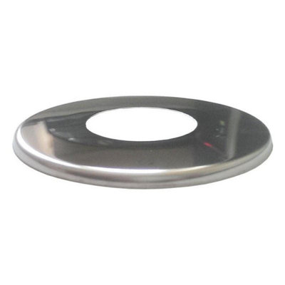 2 x 3/4" Chrome Stainless Steel Valve / Tap Cover Collars Rose