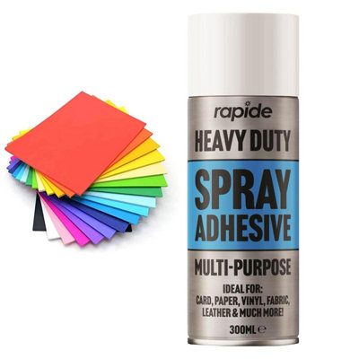 2 x 300ml Heavy Duty Multi Purpose Spray Adhesive Ideal For Papers ...